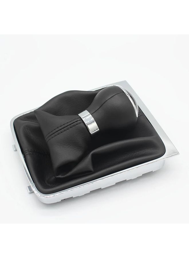 5 Speed Faux Leather Gear Shift Knob With Lever Leggings And Luggage Cover For Volkswagen Passat B6 - Image 5
