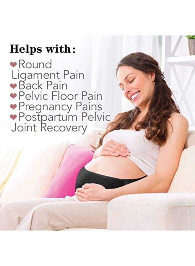 Generic ادارة الذكاء الاصطناعي حزام بطن للحمل دعم الحمل البطن - يخفف آلام أسفل الظهر والحوض والورك جيد التهوية / قابل للتعديل سيليكون قياس واحد  - Image 2
