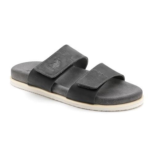 U.S. Polo Assn. Unisex GRIZ Slippers - (UK10) (US11) (2FD25271G07) - Image 2