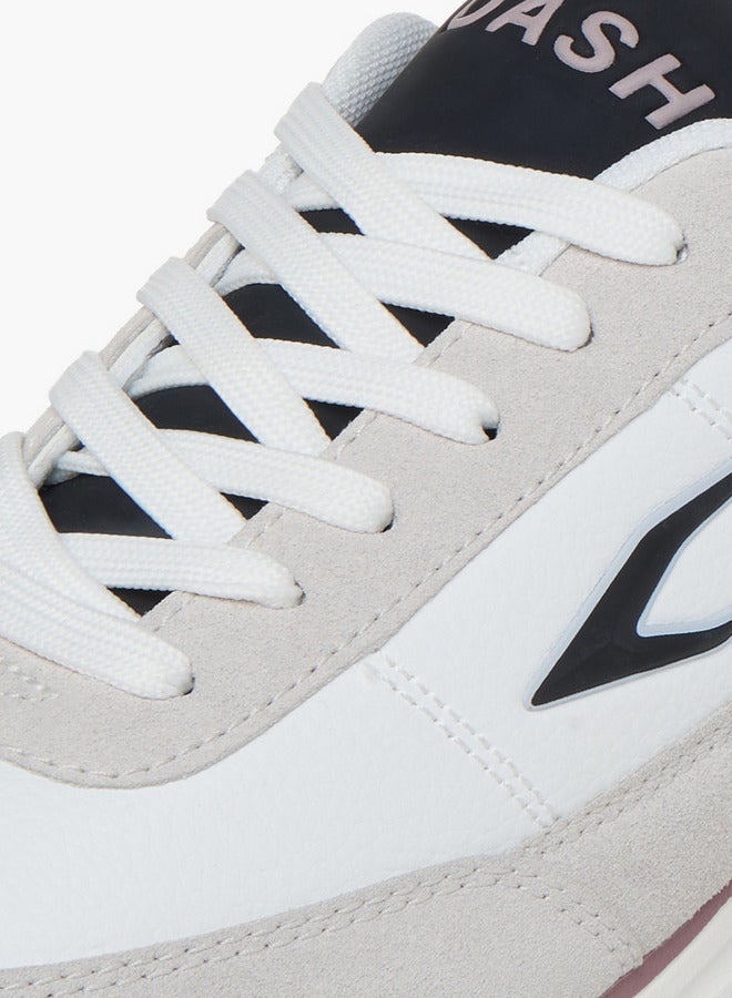 Dash Panelled Lace-Up Sneakers - Image 4