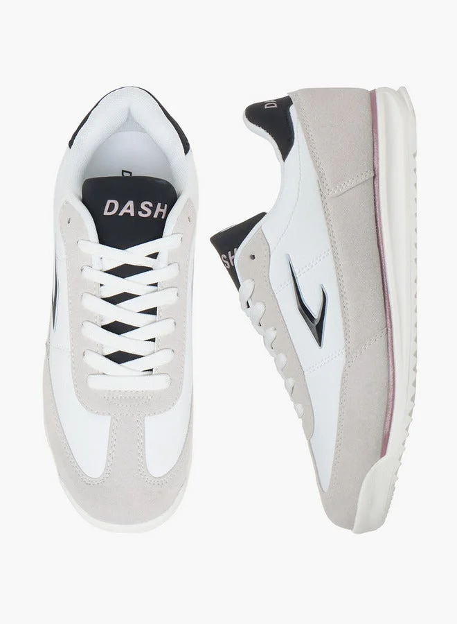 Dash Panelled Lace-Up Sneakers