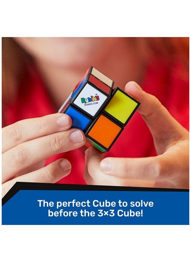 Rubik's - Rubik Mini Original 2X2 Rubik Cube 3D Puzzle Fidget Cube Stress Relief Fidget Toy Brain Teasers Travel Games For Adults And Kids Ages 8 And Up - Image 1
