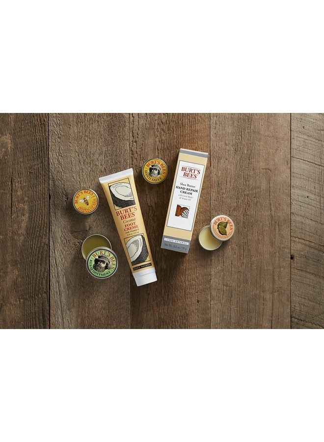 Burt's Bees Easter Basket Stuffers Gifts, 5 Body Care Products, Classics Set - Original Beeswax Lip Balm, Cuticle Cream, Hand Salve, Res-Q Ointment, Hand Repair Cream & Foot Cream, in Giftable Tin - Image 3