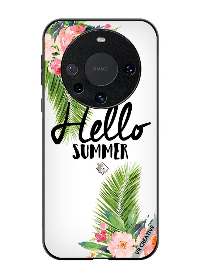 VR CREATIVE Protective Case Cover For Huawei Mate 60 Hello Summer Design Multicolour - Image 1