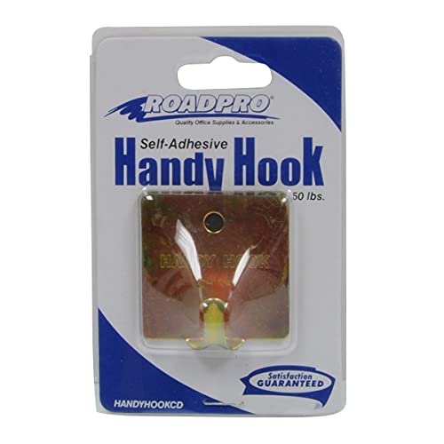 RoadPro HANDYHOOKCD 1.75" Self Adhesive Metal Handy Hook - Image 2