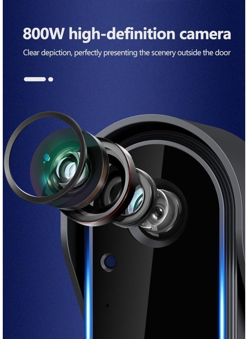Generic Doorbell Camera Wireless No Subscription 1080P, Waterproof Door Bell Camera with  Connect via Bluetooth NO WiFi and APP, Video Intercom Two-Way Audio, 170° View Angle,Night Vision，Free 64GB memory card included! - Image 4