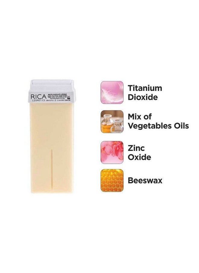 Rica Wax White Chocolate Rollon Wax Kit (Set Of 3 Refill Wax) 100 Ml  - Image 3