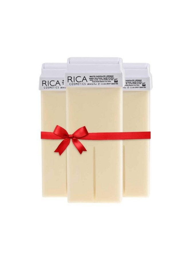 Rica Wax White Chocolate Rollon Wax Kit (Set Of 3 Refill Wax) 100 Ml  - Image 2