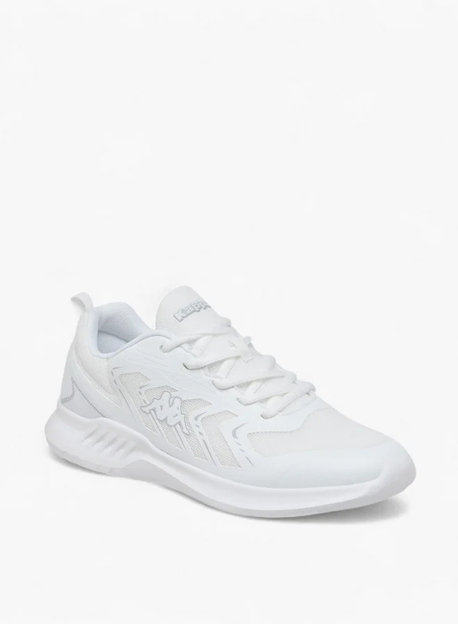 كابا Men's Logo Print Sports Shoes with Lace-Up Closure