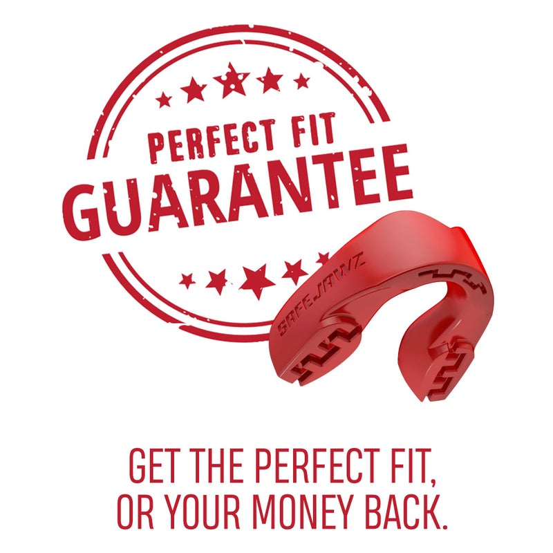 Safejawz Mouthguard Slim Fit  Adults And Junior Mouth Guard With Case For Boxing  Basketball  Lacrosse  Football  Mma  Martial Arts  Hockey And All Contact Sports (Red) - Image 5