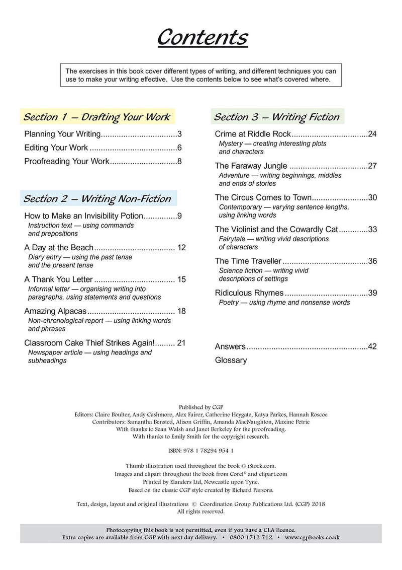 KS2 English Writing Targeted Question Book - Year 3 - Image 1