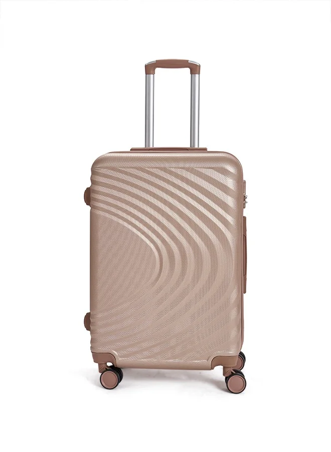 LIMRA Travel bags consisting of 3 luggage bags with a solid and strong design, size 28"20"12"inches Gold