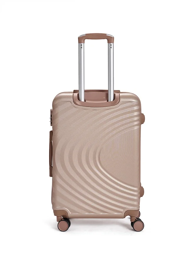 LIMRA Travel bags consisting of 3 luggage bags with a solid and strong design, size 28"20"12"inches Gold