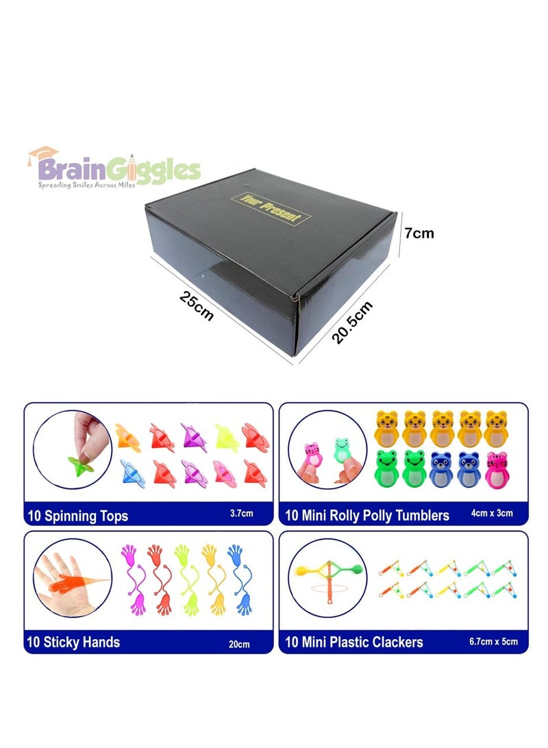 BrainGiggles Easter Egg  Party Favors for Kids  Return Gifts, Bulk Party Favors for Kids Birthday Giveaways | Goodie Bags Gifts, Pinata Filler Easter Egg Fillers | Party Favors Set | Party Supplies (Pack of 120 pcs) - view 2