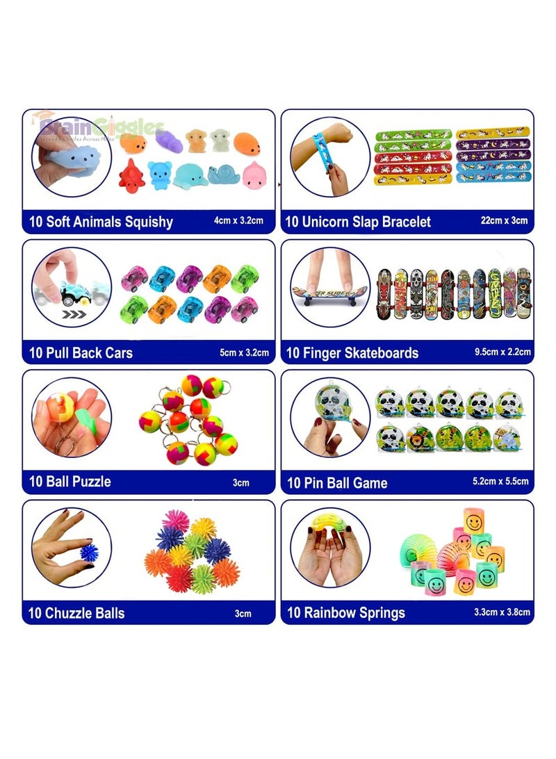 BrainGiggles Easter Egg  Party Favors for Kids  Return Gifts, Bulk Party Favors for Kids Birthday Giveaways | Goodie Bags Gifts, Pinata Filler Easter Egg Fillers | Party Favors Set | Party Supplies (Pack of 120 pcs) - view 3