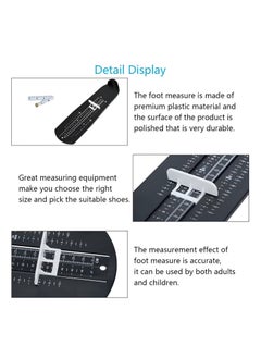 PRO Foot Gauge Shoe Size Measuring Device Children Shoe Size Measuring Device with 1 Tape Measure Feet for Determining Shoe Sizes Children Women Men for EUR UK Shoe Measuring Device  - Image 5