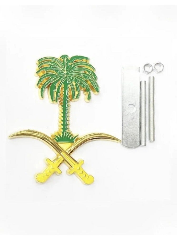 Palm and swords sign for the front grille, characterized by elegance and appropriate size, giving your car luxury - Image 2