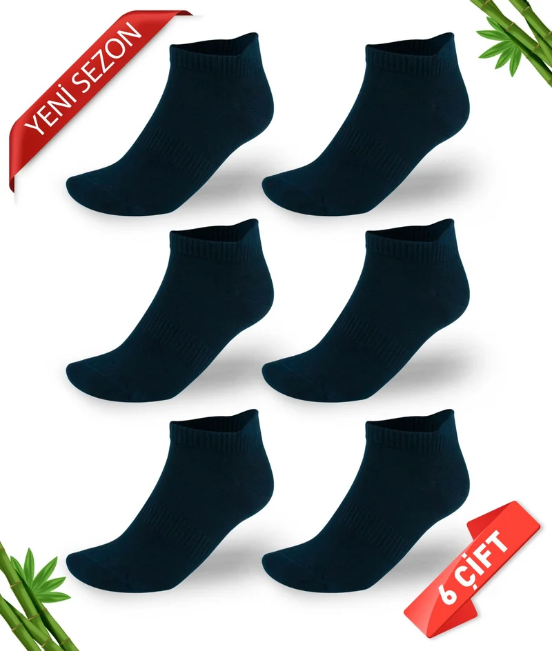 DAYCO Premium Seamless Bamboo Men's Eared Super Booties Socks