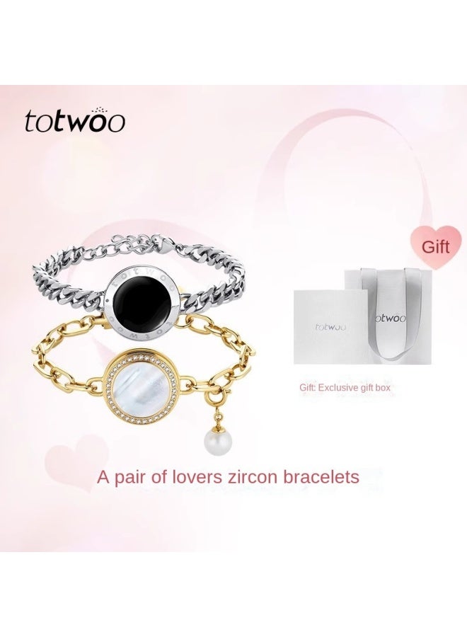 totwoo Smart Love Bracelet For Long-distance Couples, Remote Interaction, Smart Sensing Vibration - Image 1