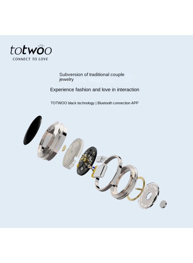 totwoo Smart Love Bracelet For Long-distance Couples, Remote Interaction, Smart Sensing Vibration - Image 2