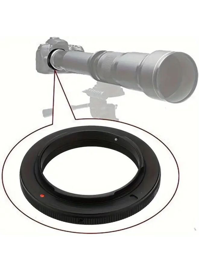 محول عدسة الكاميرا لـ Canon EF M متوافق مع كاميرات DSLR والكاميرات عديمة المرآة - Image 3