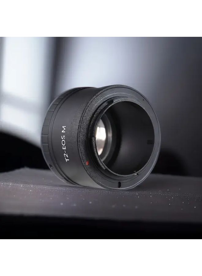 محول عدسة الكاميرا لـ Canon EF M متوافق مع كاميرات DSLR والكاميرات عديمة المرآة - Image 1
