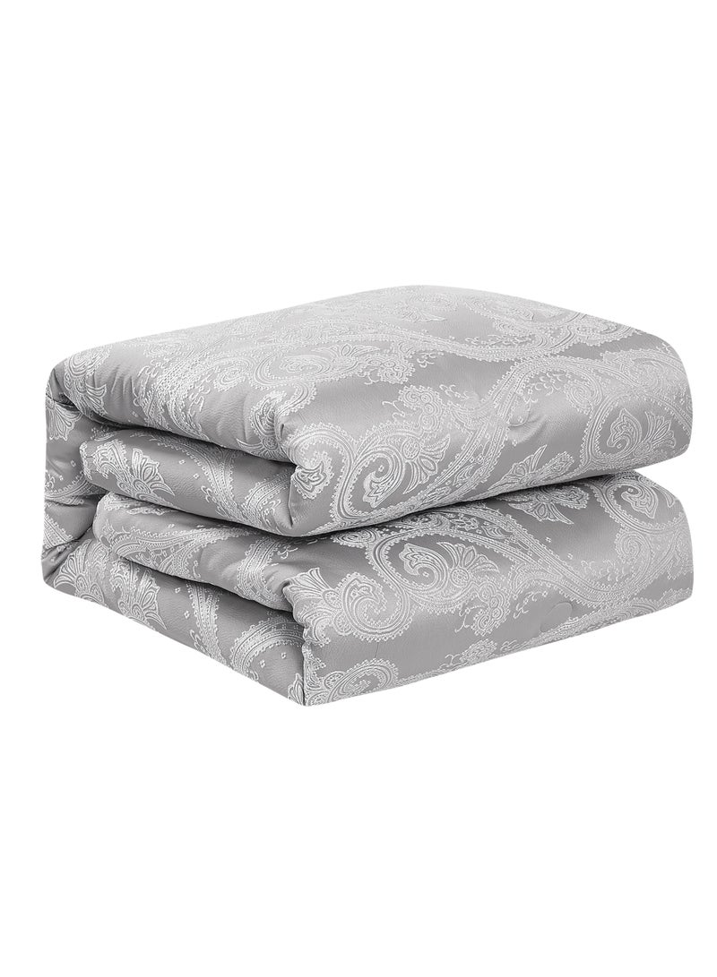 HOURS Quilt Set with Single Filling, 160cm, 4 Pieces, Jacquard, Jonathan-01 - Image 2