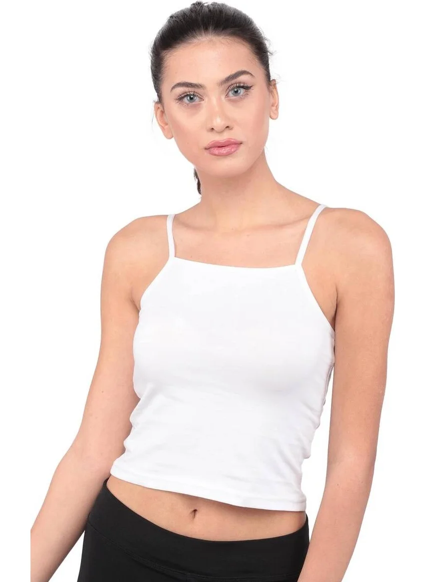 KOTA Rope Suspended Crop 6377 | White