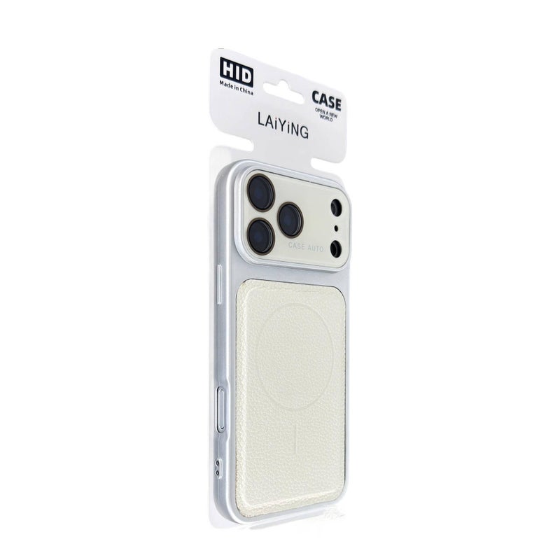 غطاء MagSafe بPC باللون برتقالي مغناطيسي لـ iPhone 11 Pro Max مع حماية من السقوط ومغناطيس قوي مع مقاوم للصدمات مع عدسة كريستال مع ملمس جلد للتنقل اليومي سهل التخزين خفيف الحمل - Image 2