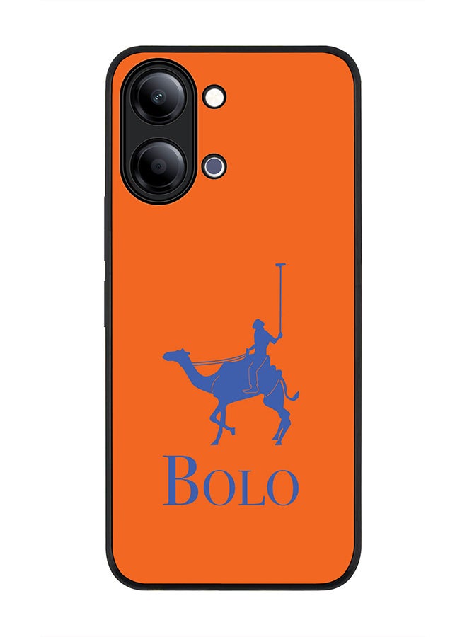 Stylizedd For vivo Y05 4G / Y6t 5G Case,Slim fit Camera Protection, Shockproof Thin Phone cover  - BOLO Orange - Image 1