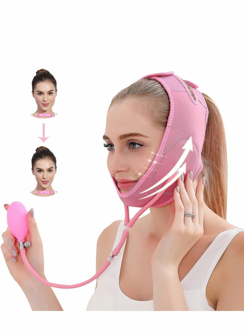 Y&D Face Slimming Strap Double Chin Reducer Adjustable V Line Lifting  - Image 1