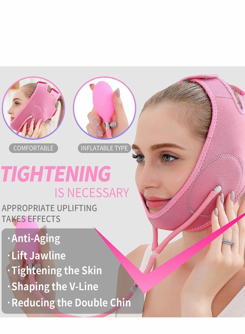 Y&D Face Slimming Strap Double Chin Reducer Adjustable V Line Lifting  - Image 2
