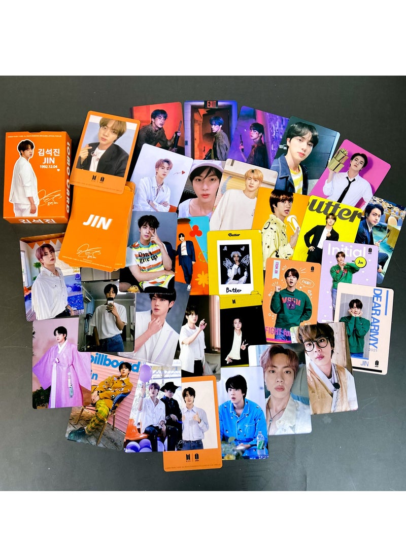 SKYLO 55-Piece BTS Jin Personal Photo Lomo Card - Image 3
