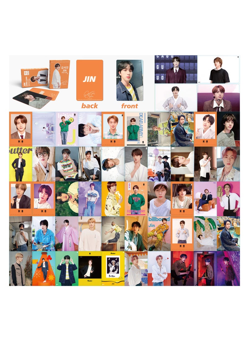 SKYLO 55-Piece BTS Jin Personal Photo Lomo Card - Image 1