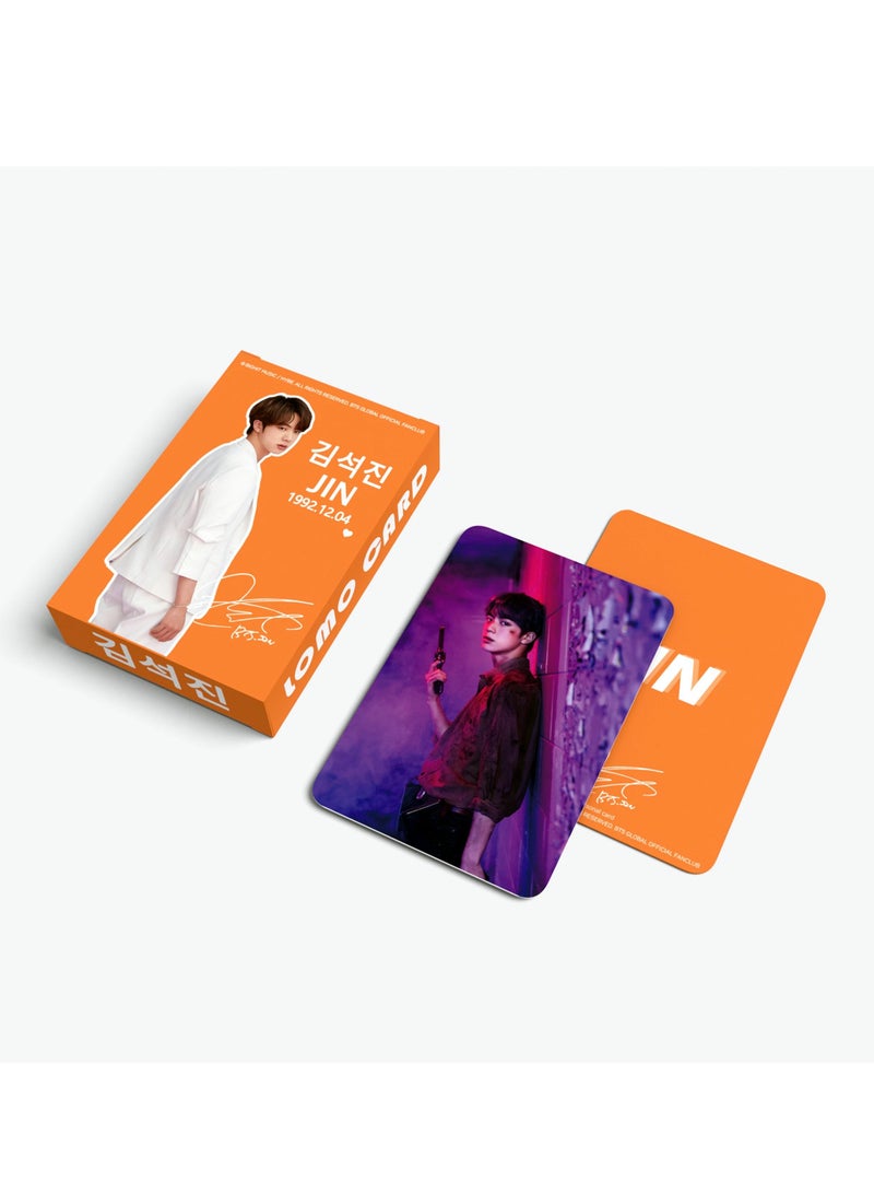 SKYLO 55-Piece BTS Jin Personal Photo Lomo Card - Image 2