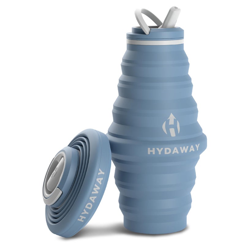 HYDAWAY 25oz Collapsible Water Bottle BPAFree Leakproof Lightweight and SpaceSaving Perfect for Hiking Travel and AllDay Hydration