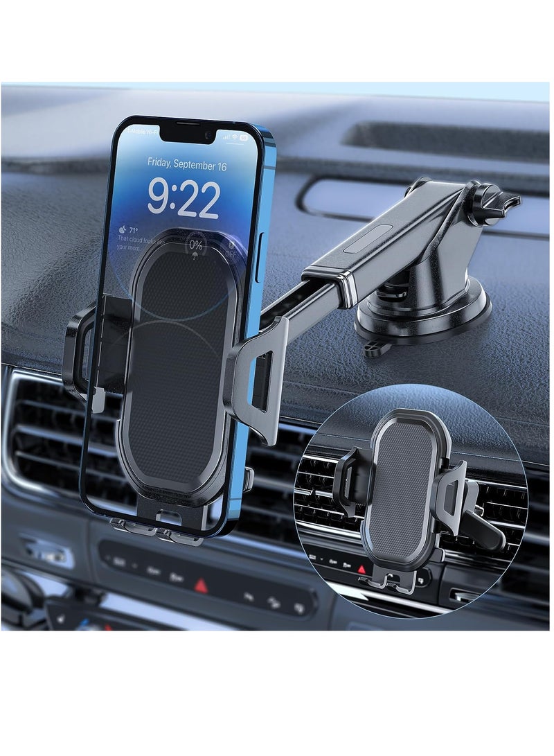 ELTRAZONE Windshield Dashboard Flexible Adjustable Arm Gooseneck Car Suction Cup Mobile Phone Holder Stand Bracket. - Image 1