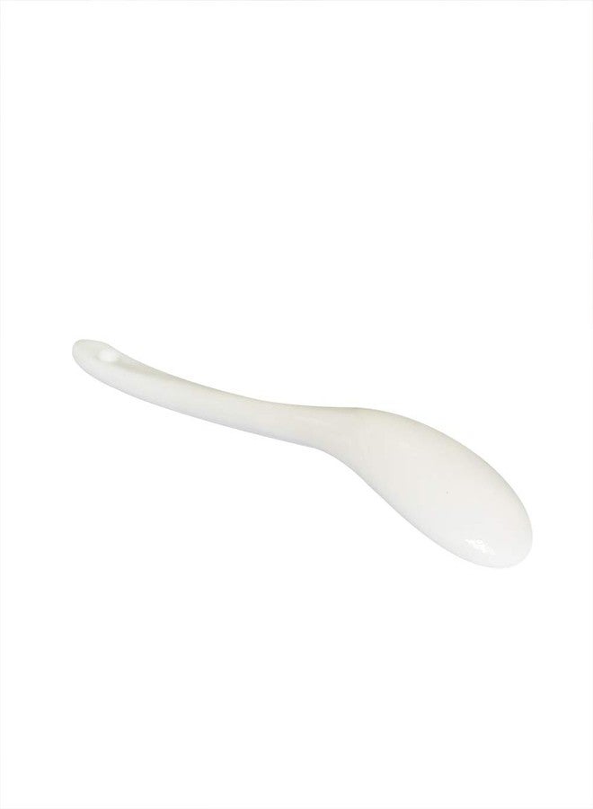 Lotatheta 4 pcs Porcelain Egg Spoons Ceramic Spoons 5 inch Coffee Dessert Yogurt Tea milky tea - Image 5