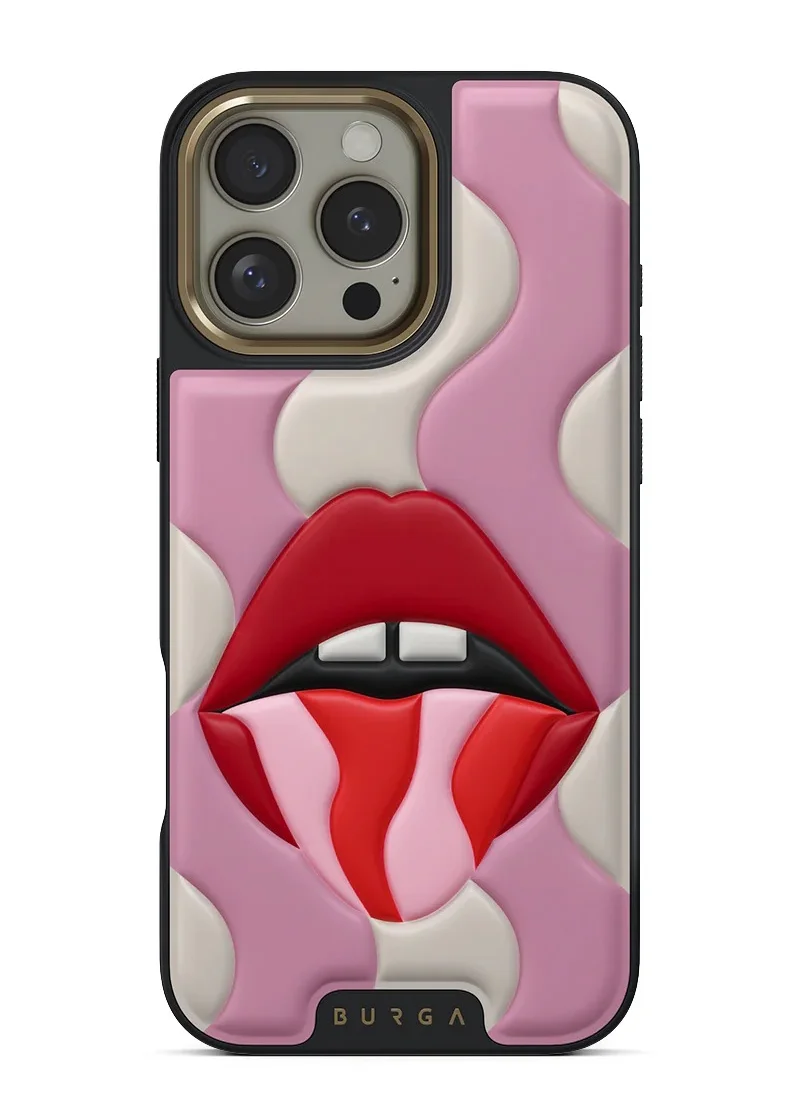 بورجا جراب لهاتف iPhone 16 Pro Max - مصنوع من مادة TPU وTPE وPC فائقة النعومة مع نسيج مرن، وامتصاص الصدمات CloudGuard، وهيكل خفيف الوزن، وحماية فائقة من السقوط