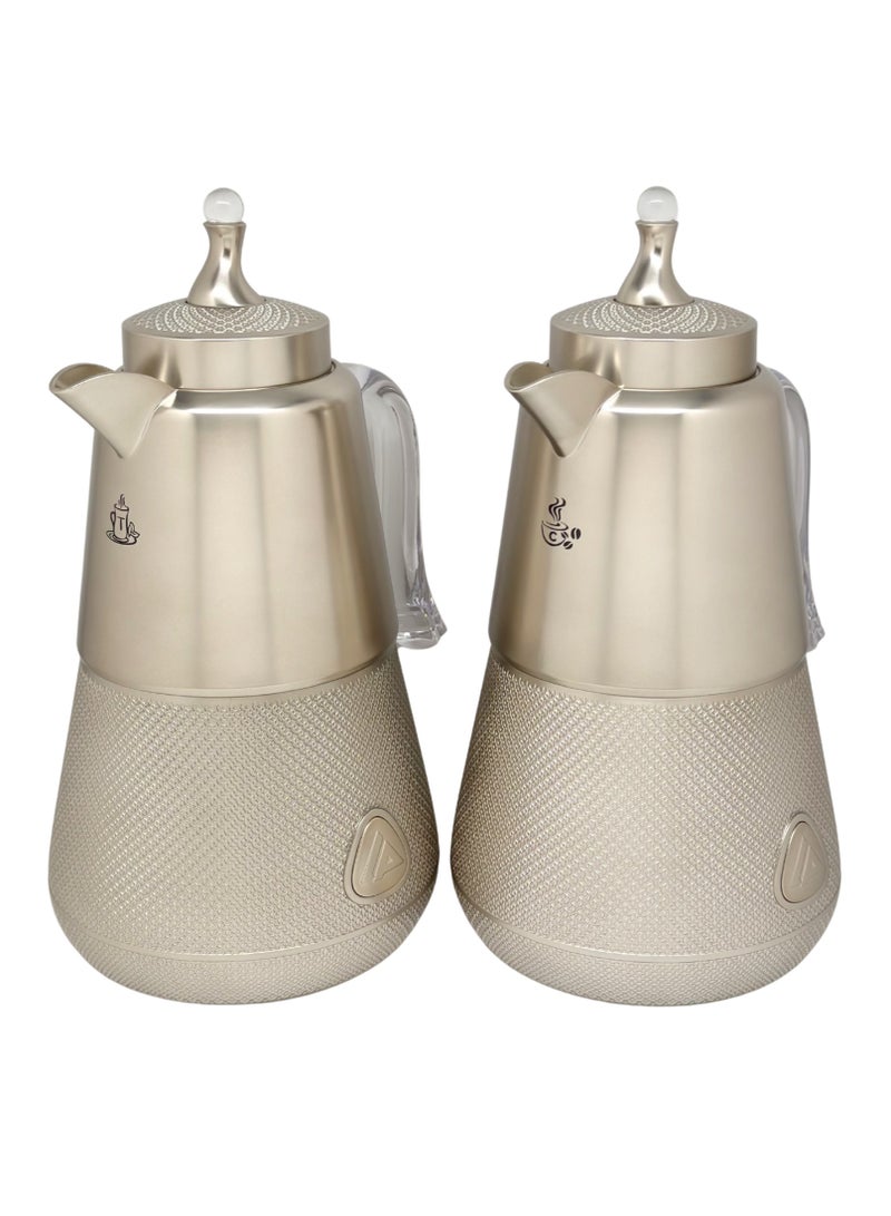 LALOZA 2 Piece Thermos Set With Capacity 1L Each | Premium ABS Plastic, Excellent Heat Retention - Image 4