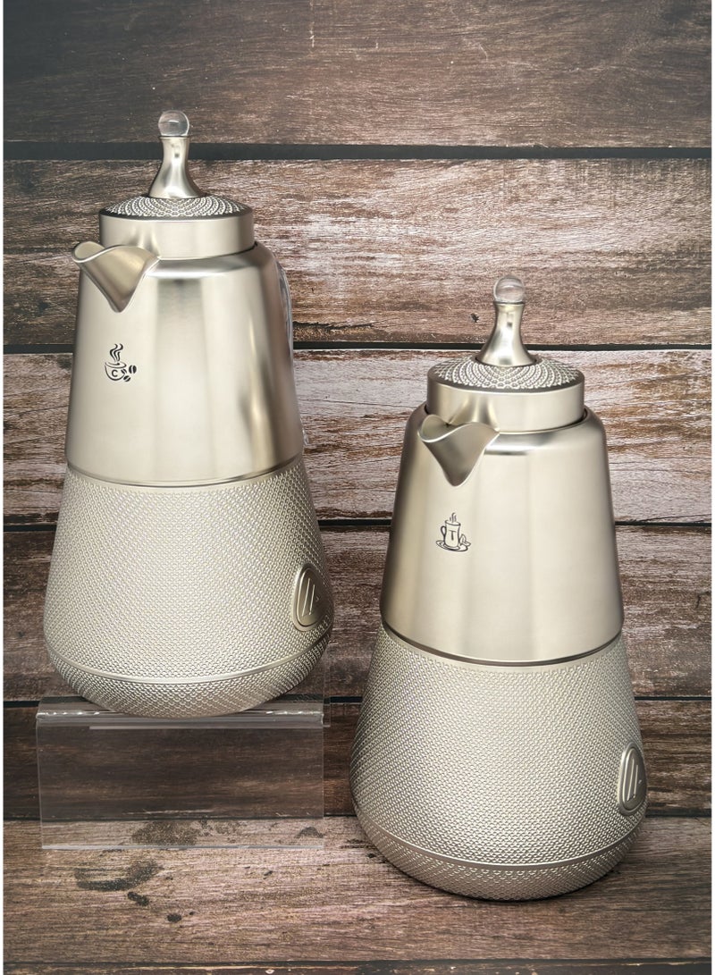 LALOZA 2 Piece Thermos Set With Capacity 1L Each | Premium ABS Plastic, Excellent Heat Retention - Image 1