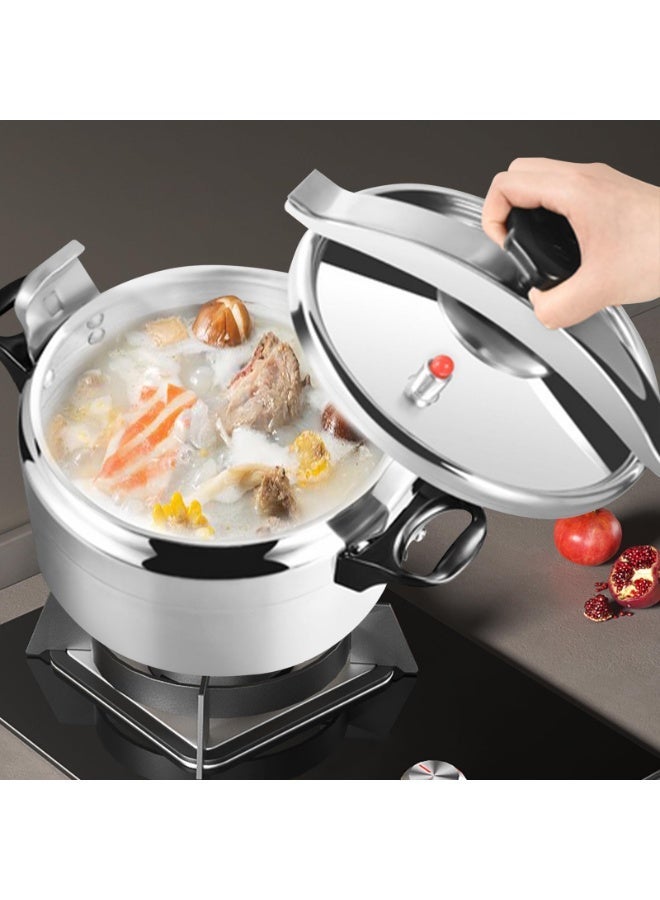 Denx 7L Pressure Cooker, Large Capacity Non Stick Aluminium Cooking Pot For Home & Kitchen, Fast Heating & Energy Saving Cooking Pot, Safe Lock Pressure Cooker For Rice, Biryani, Stew, Lentils, Soup, Meat, Family Size Multipurpose Cooker, Durable Nonstick Aluminium Cooker For Daily Use, DX3428 - Image 5