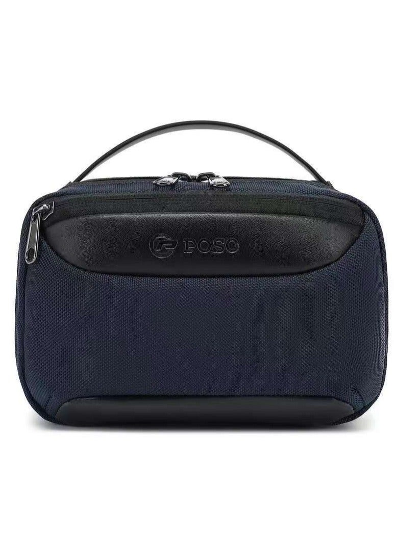 REBENUO Storage Bag with Charging Port, High Quality Travel Toiletry Kit, Perfect for Keeping Your Personal Items, BLUE | PS-829 - Image 1