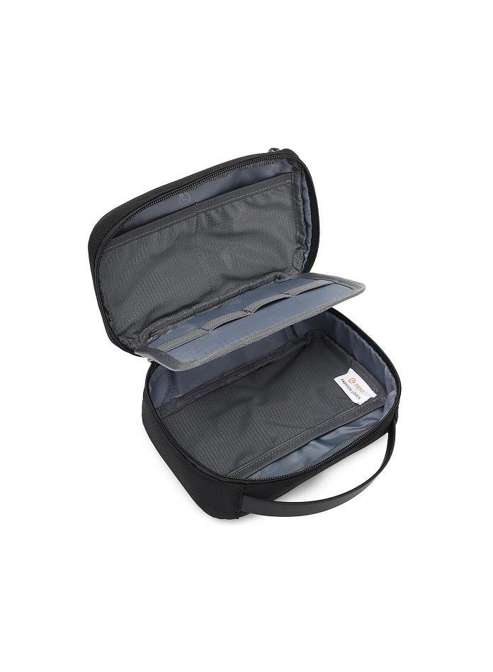 REBENUO Storage Bag with Charging Port, High Quality Travel Toiletry Kit, Perfect for Keeping Your Personal Items, BLUE | PS-829 - Image 3