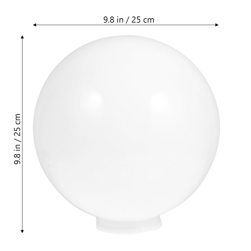 Acrylic Sphere Lampshade 25x25x25cm Outdoor Round Lamp Cover Chandelier Accessory - Image 3