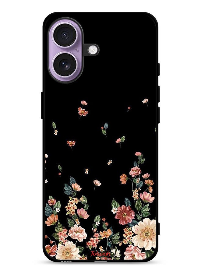 Tolwak Apple iPhone 17 Protective Case Cover Small Flowers In Bottom - Image 1