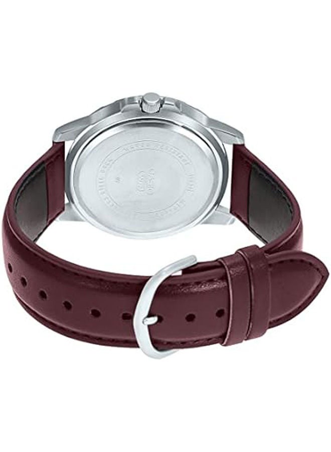 CASIO Leather Chronograph Watch MTP-VD200BL-5BUDF - Image 2