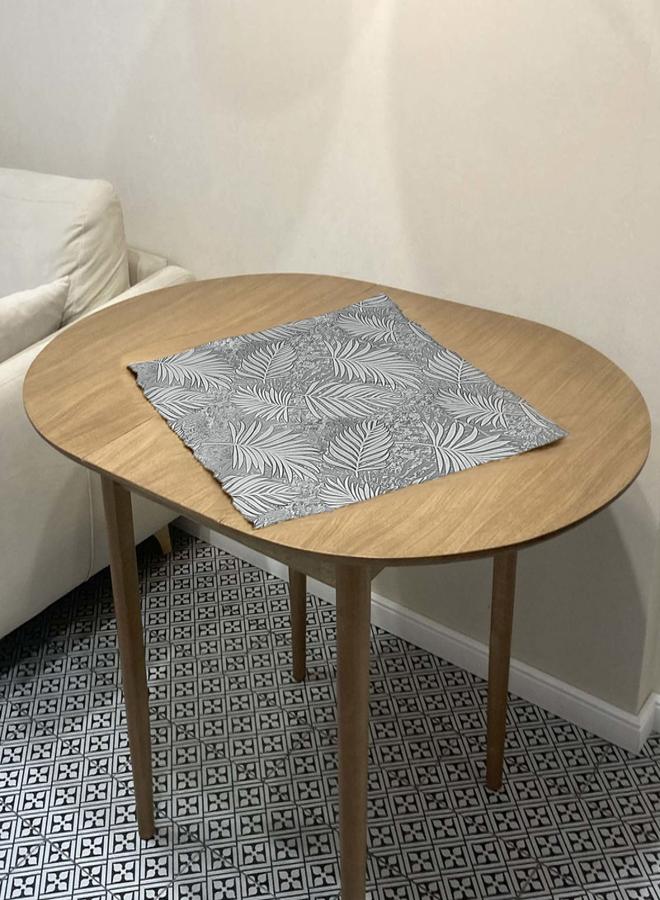  انتكس بيت الستائر مفرش طاولة من الكتان من انتكس هوم اناليا مناسب لتزيين الطاولة في غرف الاستقبال والمعيشة وغرف النوم - تصميم عصري - مجموعة من أربع قطع 60x60 cm - Image 1