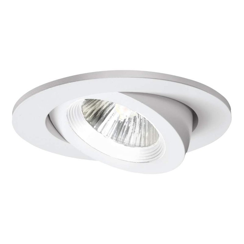 Halo Recessed 3009WHWB 3Inch 35Degree Trim Adjustable Gimbal with White Baffle