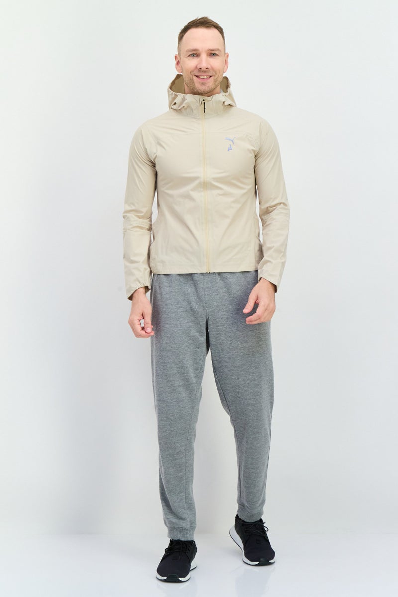PUMA Men Sportswear Fit Long Sleeve Traiining Jacket, Beige - Image 2